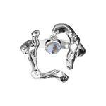 Krokad Silver Ring med diamant